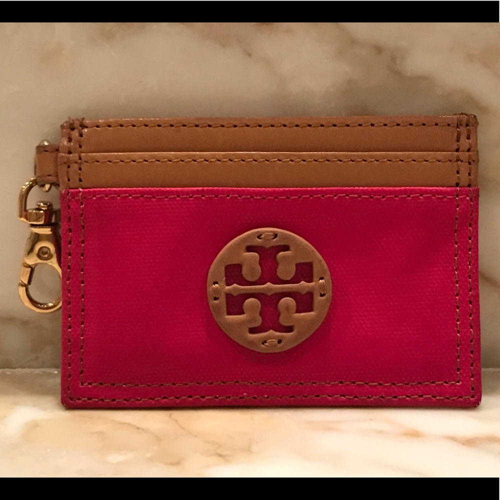 Tory Burch Card ID Case with clip
